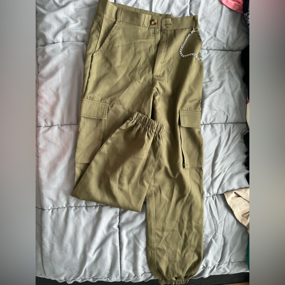 Olive Cargo Pants
